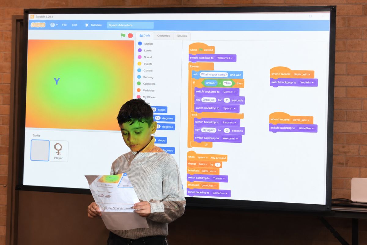 Kiaan Belbase working on Learn Recycle